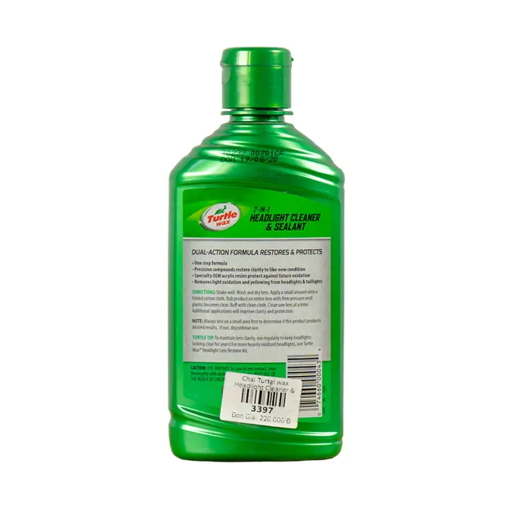 Chai Turtle Wax 50285 2in1 Tẩy Ố Đèn 266ml - Ảnh 2