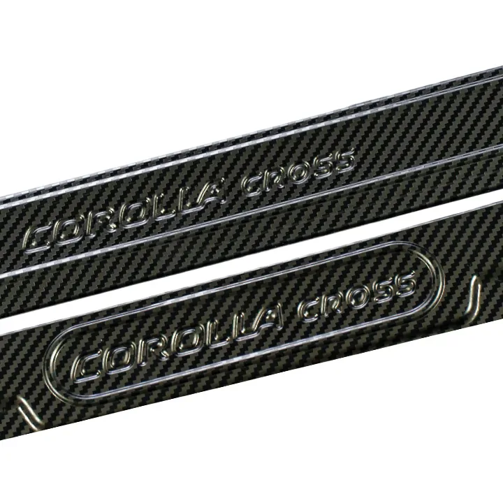 Nẹp Bước Chân NgoàiToyota Corolla Cross 2020 Cacbon - Ảnh 2