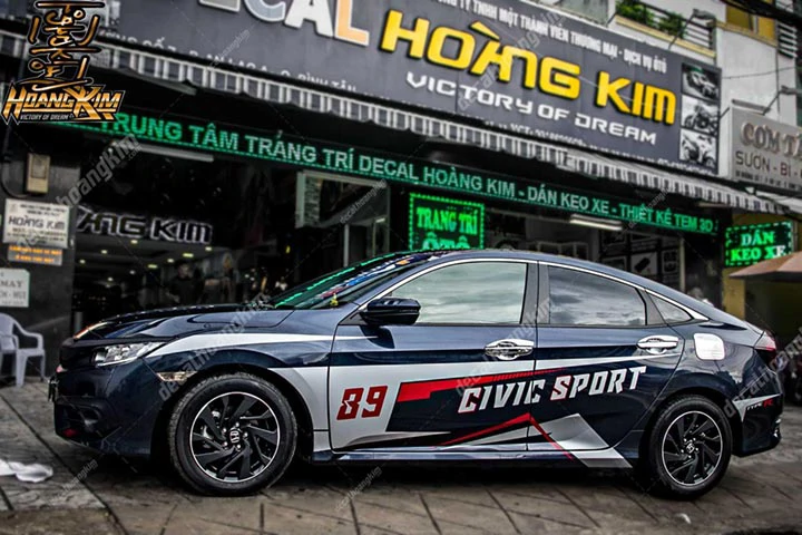 Tem Xe Honda Civic - HCV007 - Ảnh 1