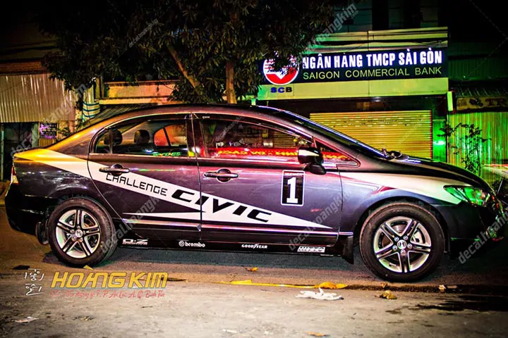 Tem Xe Honda Civic - HCV004 - Ảnh 1