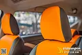 Bọc Ghế Da Nappa Xe Xpander Màu Cam Đen 
 - ảnh 4
