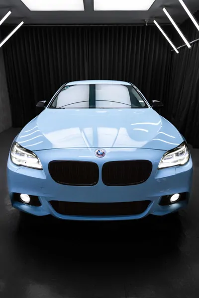Dán Đổi Màu Candy Xanh Nhạt Xe Bmw - Ảnh 12