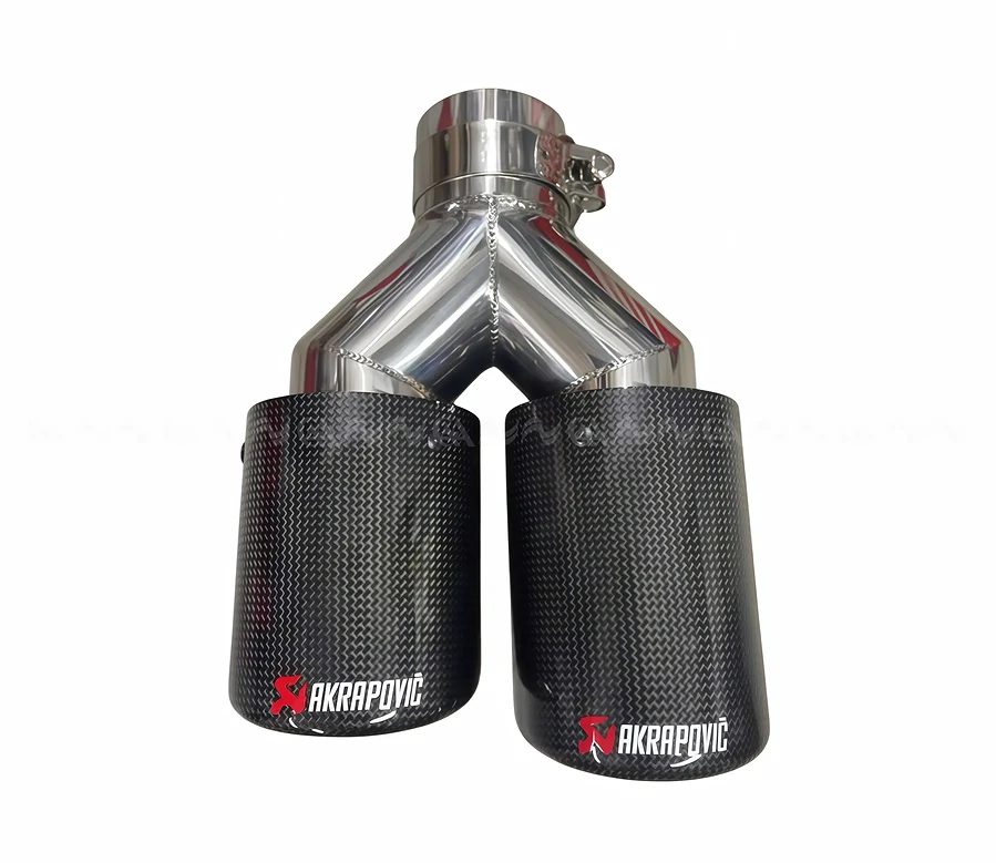  Pô Akrapovic đôi đầu bằng cho ô tô - Ảnh 1