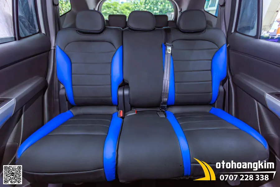 Bọc ghế da Nappa cho xe Limo Green màu đen xanh - Ảnh 3