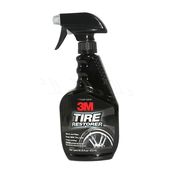 Dung dịch bảo dưỡng 3M Tire Restorer xịt bóng lốp xe 473ml - Ảnh 1