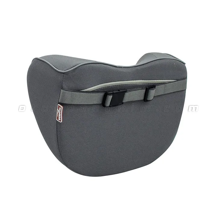 Gối cổ GC03 cao su non khúc xương lớn xám - Ảnh 2