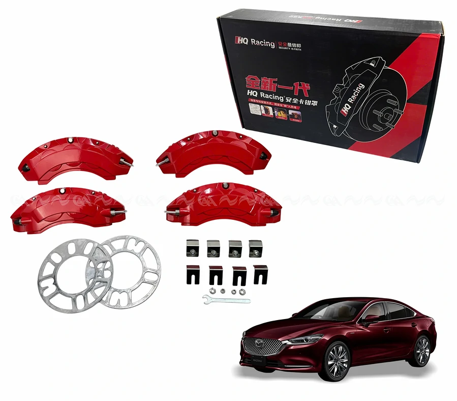  Ốp má phanh HQ Racing Mazda 6 2020 đỏ - Ảnh 1
