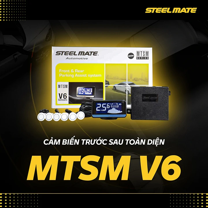 Cảm Biến Lùi Steelmate 6 Mắt - Ảnh 1