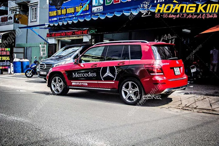 Độ Tem Xe Mercedes GLK220 - Ảnh 1