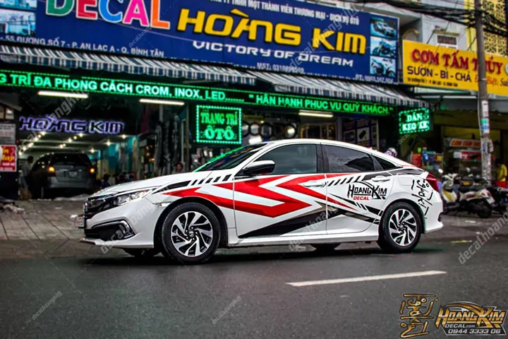 Tem Xe Honda Civic - HCV011 - Ảnh 1