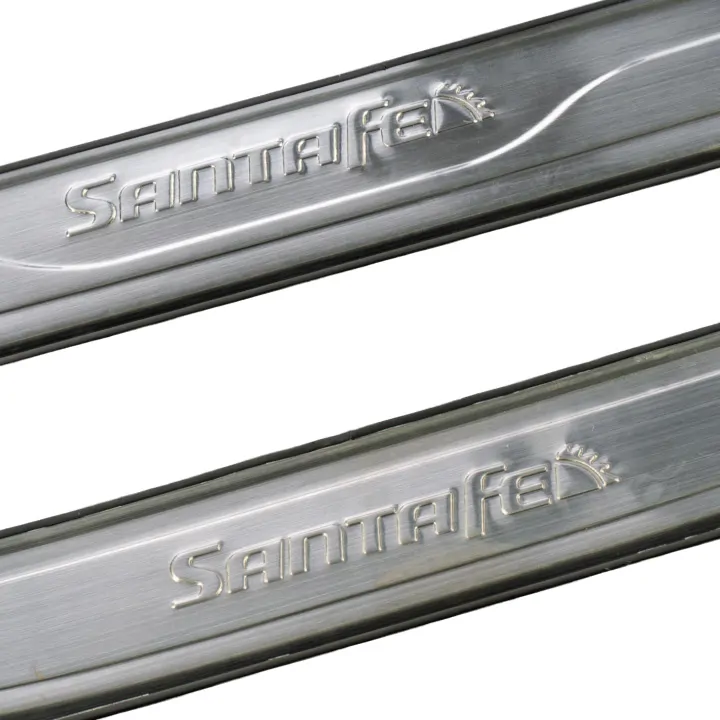 Nẹp Bước Chân Ngoài Hyundai Santafe Inox - Ảnh 2