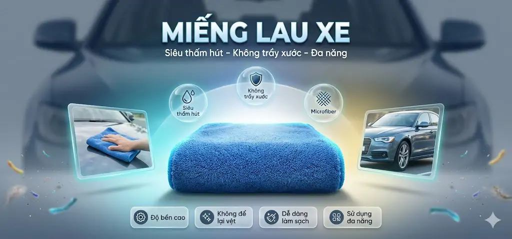 Miếng Lau Xe