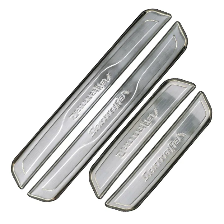 Nẹp Bước Chân Ngoài Hyundai Santafe Inox - Ảnh 3
