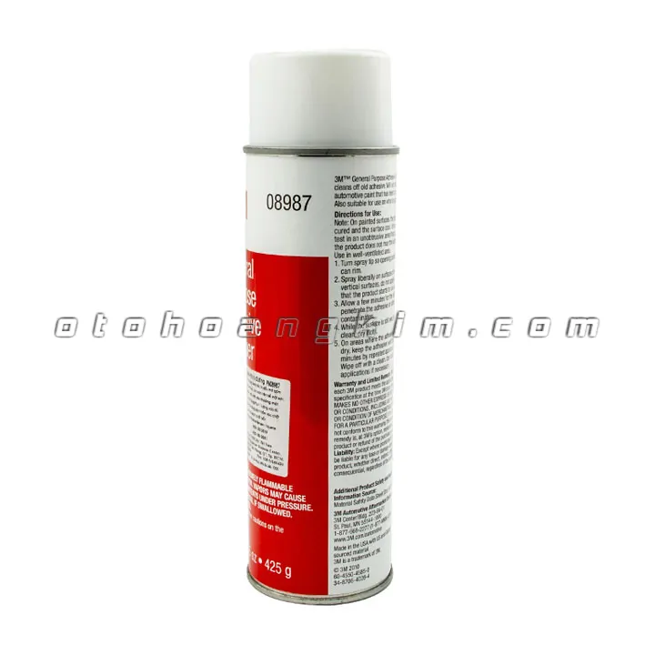 Dung dịch vệ sinh 3M General Purpose Adhesive Cleaner/ tẩy nhựa đường 425g - Ảnh 2