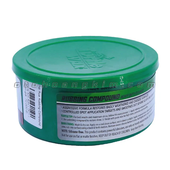 Dung dịch bảo dưỡng loại bỏ các vế trầy xước Turtle Wax Rubbing Compound - Ảnh 2