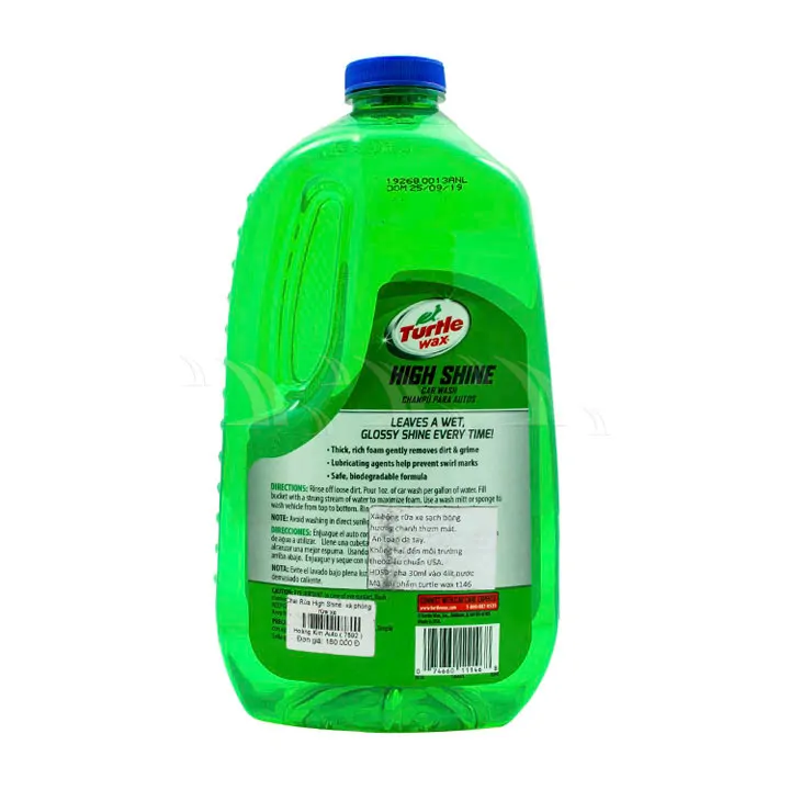 Dung dịch vệ sinh Turtle High Shine xà phòng rửa xe 1.89L - Ảnh 2