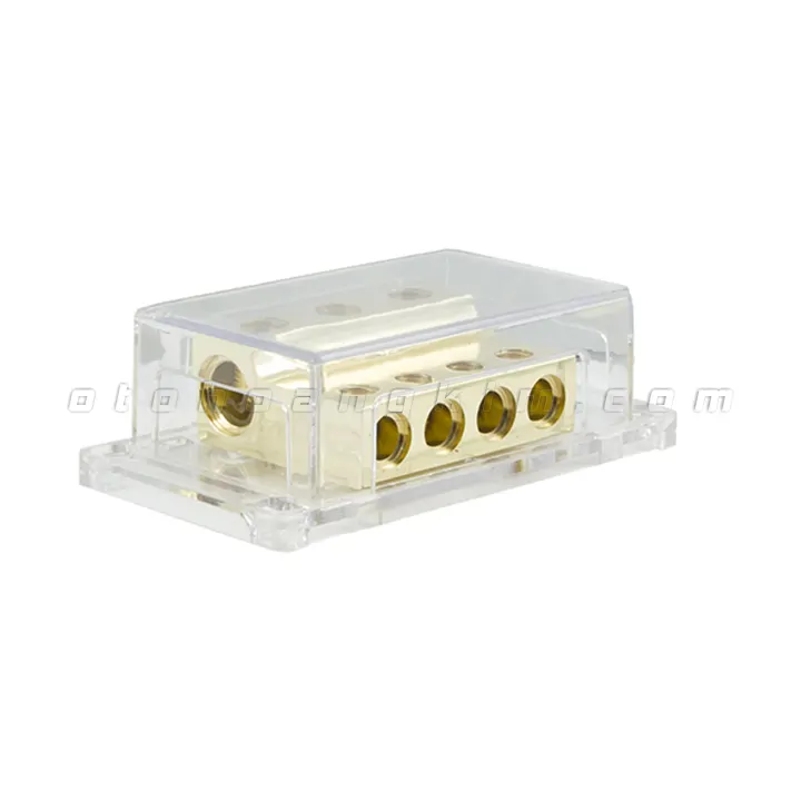 Cầu chì 1 ra 4 DXH048 đồng nguyên chất - Ảnh 2