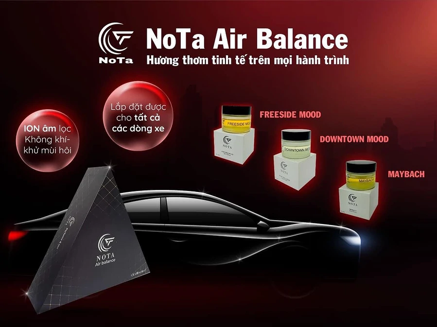 Máy khử mùi - khuếch tán nước hoa Nota Air Balance - Ảnh 1