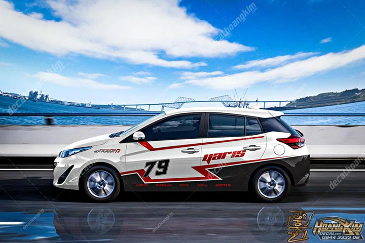 Tem Xe Toyota Yaris - TYA011 - Ảnh 1