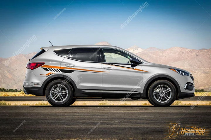 Tem Xe Hyundai Santafe - HSA007 - Ảnh 1