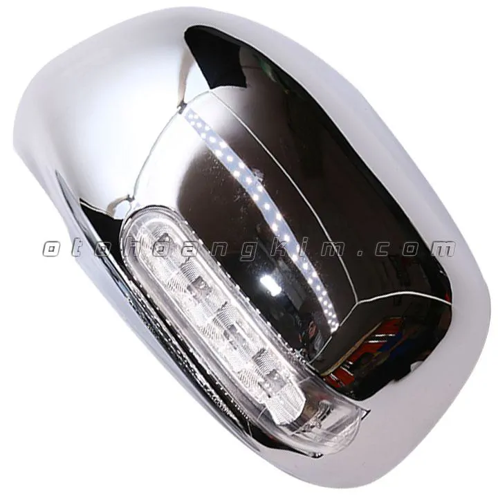 Ốp gương chiếu hậu Toyota Innova [2006-2011] & Fortuner [2009-2011] có đèn - Ảnh 3