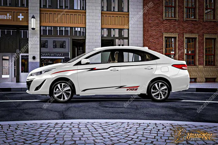 Tem Xe Toyota Vios - TVI004 - Ảnh 1