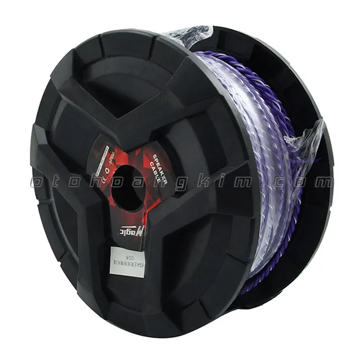 Dây đồng mạng vỏ nhựa xoay màu tím - Ảnh 3