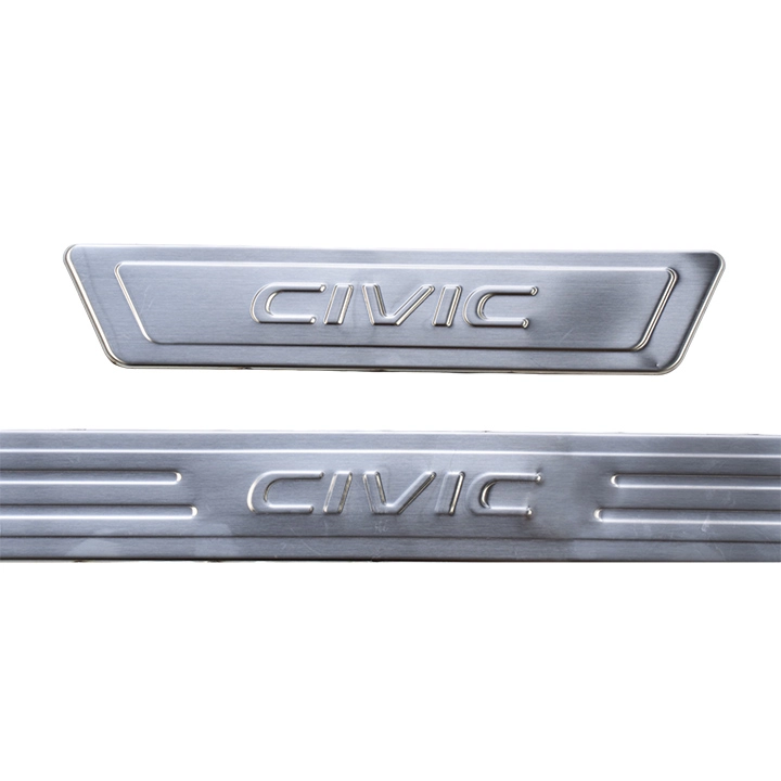 Nẹp Bước Chân Ngoài Honda Civic 2022 Inox - Ảnh 1