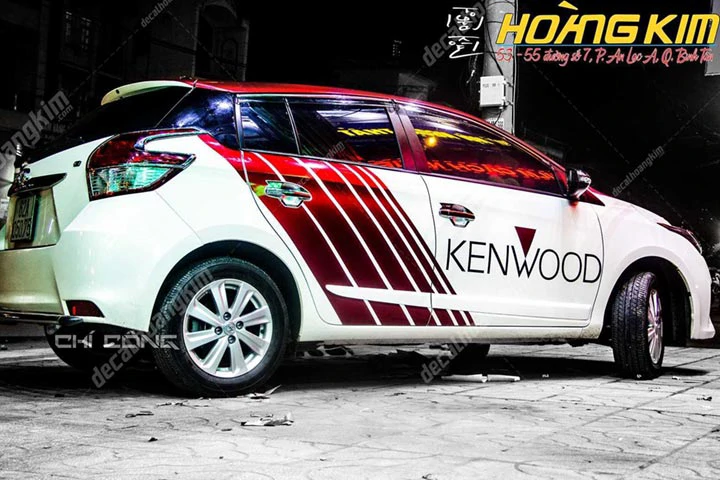 Tem Xe Toyota Yaris - TYA001 - Ảnh 1