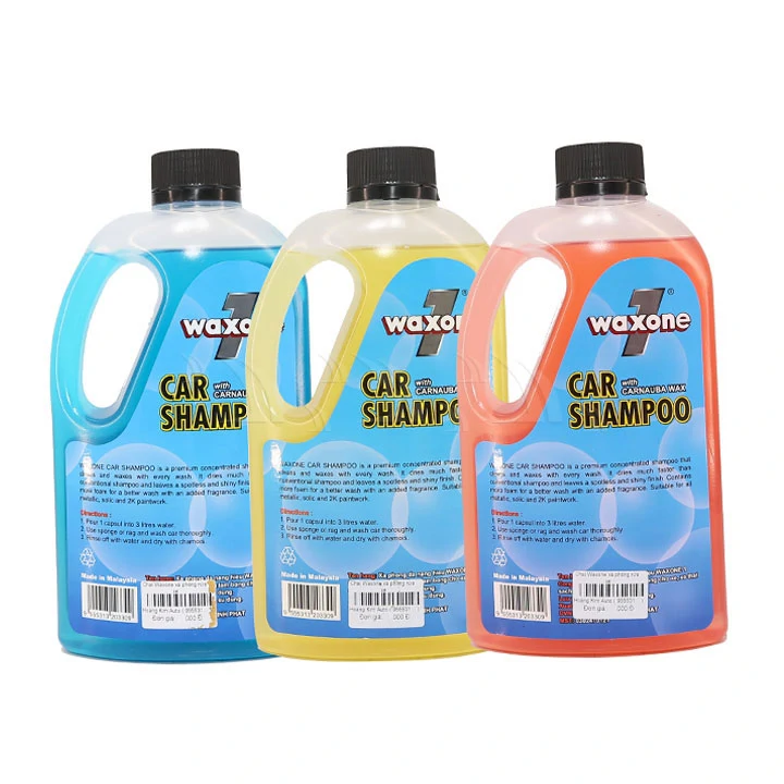 Dung dịch vệ sinh Waxone Car Shampoo xà phòng rửa xe 1L - Ảnh 1