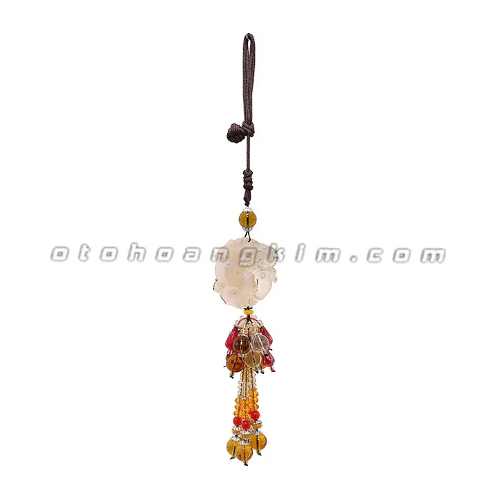 Dây treo cẩm thạch cặp tỳ hưu xanh - Ảnh 3
