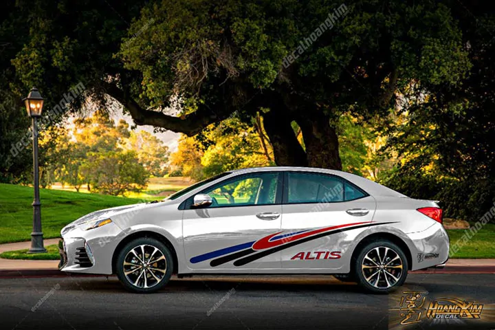 Tem Xe Toyota Altis - TAL007 - Ảnh 1