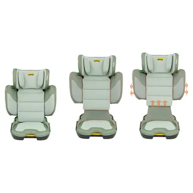 Ghế ngồi ô tô trẻ em Jovikids Rober màu xanh lá - Ảnh 4
