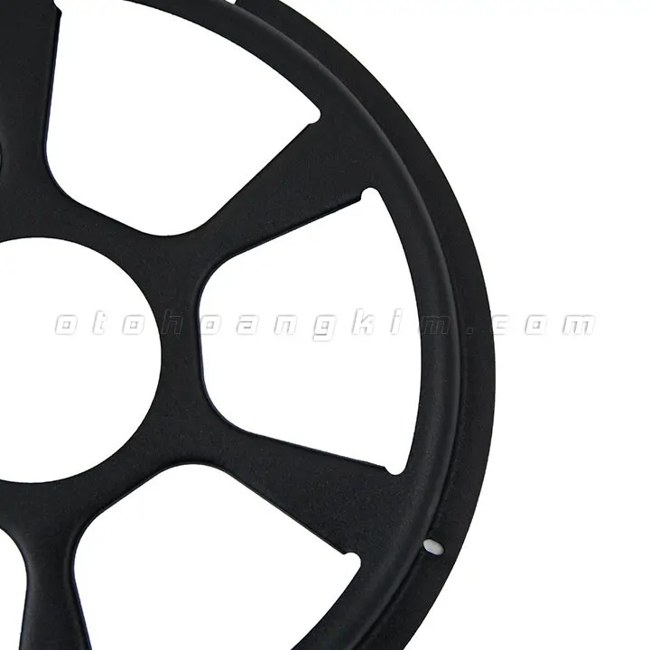 Ốp loa sắt tròn 10 inch màu đen - Ảnh 3