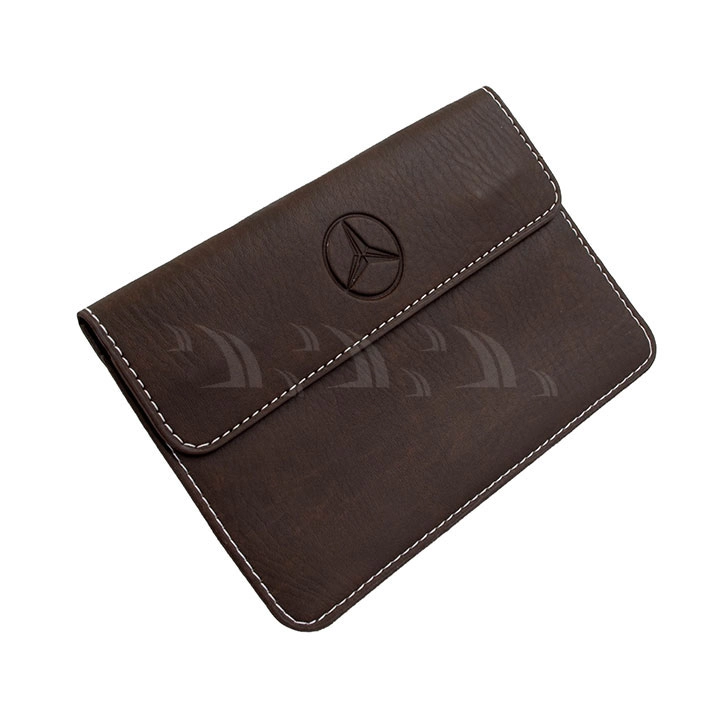 Bóp da nhỏ đựng giấy tờ Mercedes - Ảnh 1