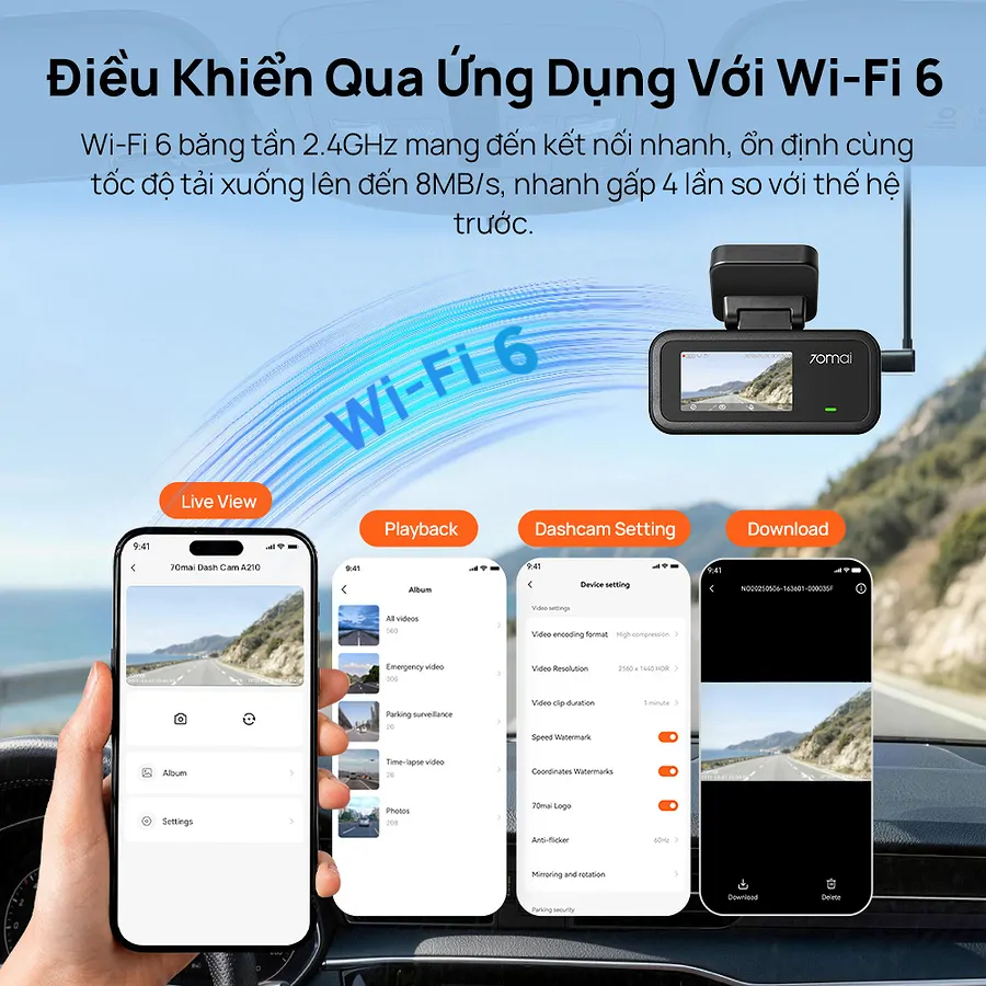 Camera hành trình 70mai A210 (trước) - Ảnh 8
