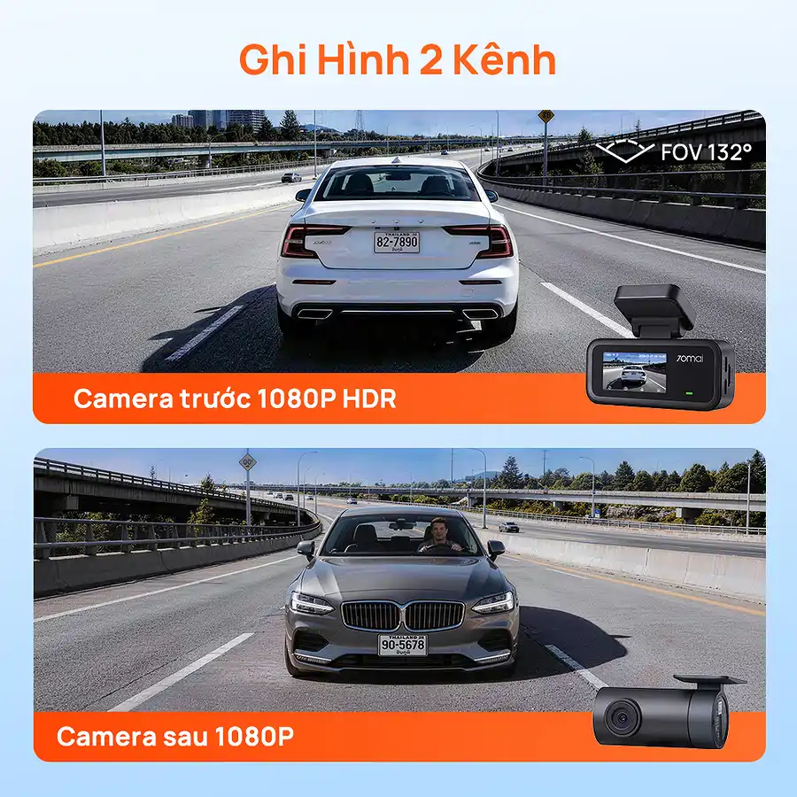 Camera Hành Trình 70mai A210 (Trước - Sau) | Ghi Hình FHD - Ảnh 3
