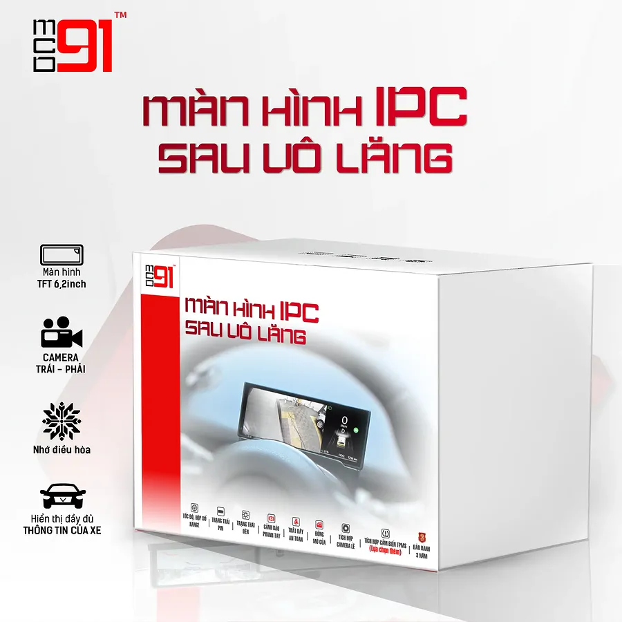Màn hình IPC MCD91 tích hợp TPMS cho VF3 - Ảnh 2