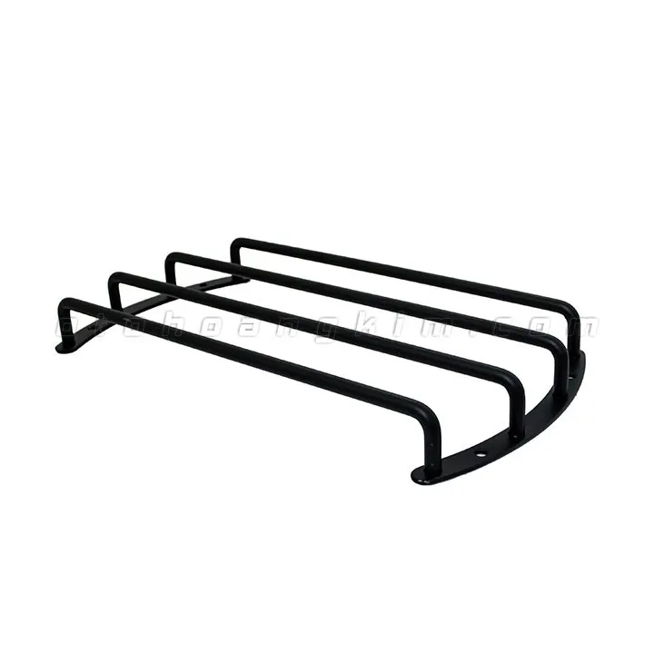 Ốp loa sắt vuông 10 inch đen 4 sọc - Ảnh 3