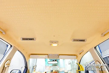 Bọc Trần Da 8D Xe Fortuner Màu Trắng Kem