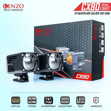 Đèn trợ sáng bi cầu Kenzo CX80