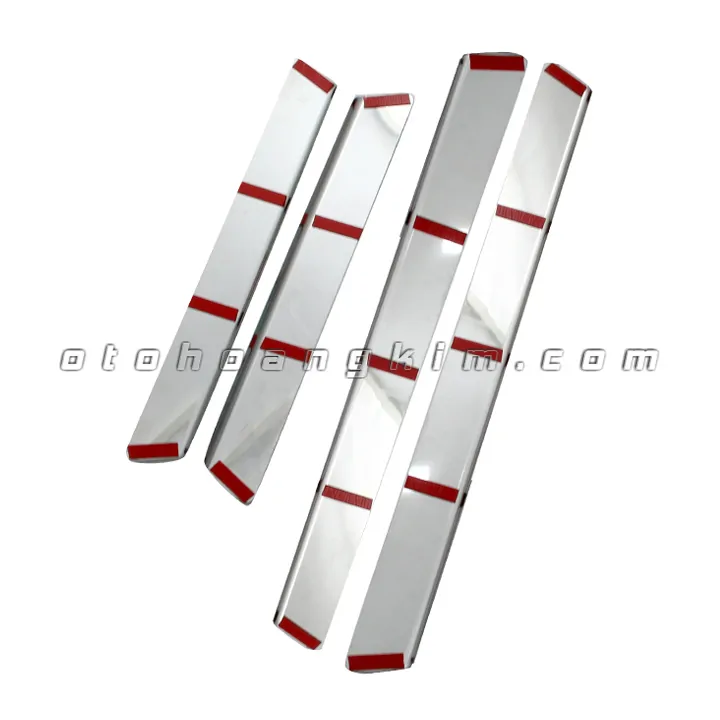 Nẹp bước chân ngoài Mitsubishi Zinger [2009-2019] inox - Ảnh 3