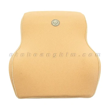 Gối lưng GL01 cao su non lớn kem