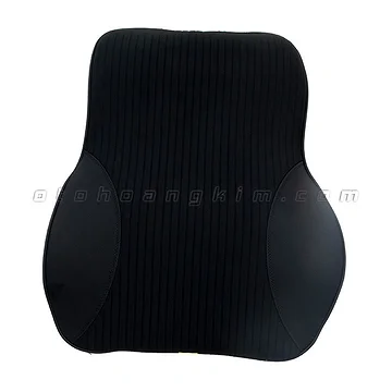 Gối lưng GL01 cao su non lớn đen 2 màu