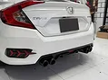 Líp Chia Pô Tròn Đen Mờ Cho Honda Civic 2017-2021 - ảnh 2