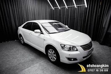 Wrap Đổi Màu Xe Toyota Camry 2010 Màu Trắng Sang TRỌNG