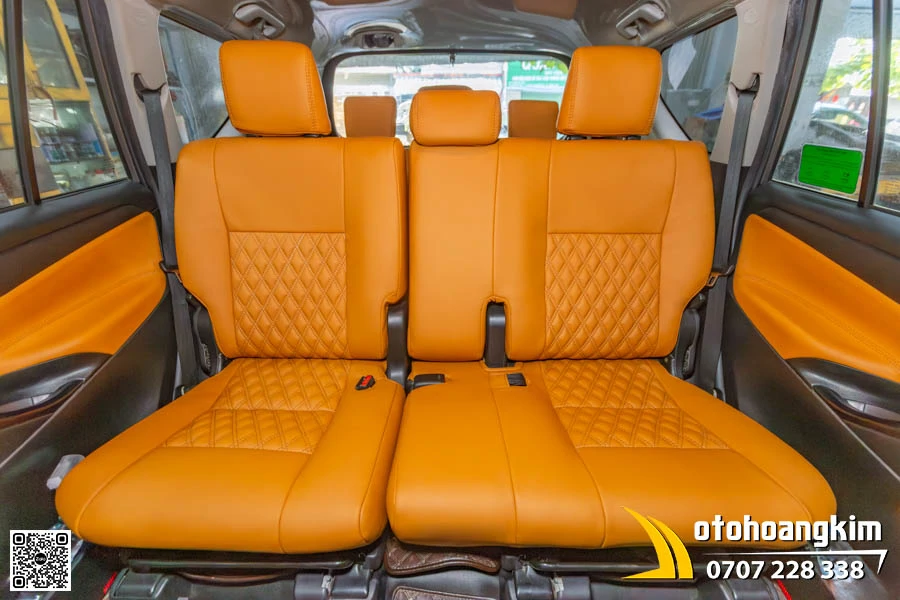 Bọc Ghế Da Nappa Xe Innova - Mẫu Cao Cấp Màu Da Bò - Ảnh 1