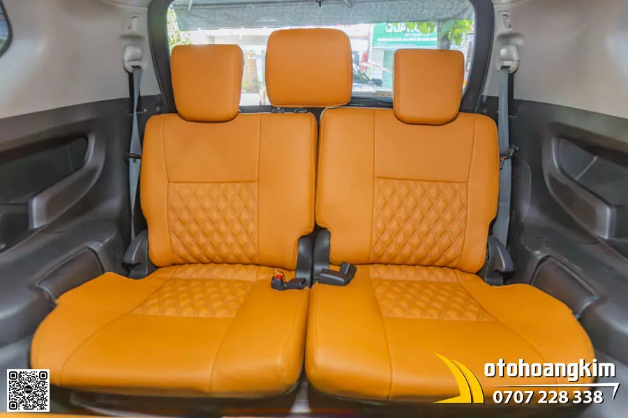 Bọc Ghế Da Nappa Xe Innova - Mẫu Cao Cấp Màu Da Bò - Ảnh 3