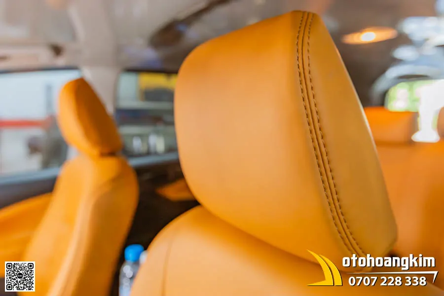 Bọc Ghế Da Nappa Xe Innova - Mẫu Cao Cấp Màu Da Bò - Ảnh 5