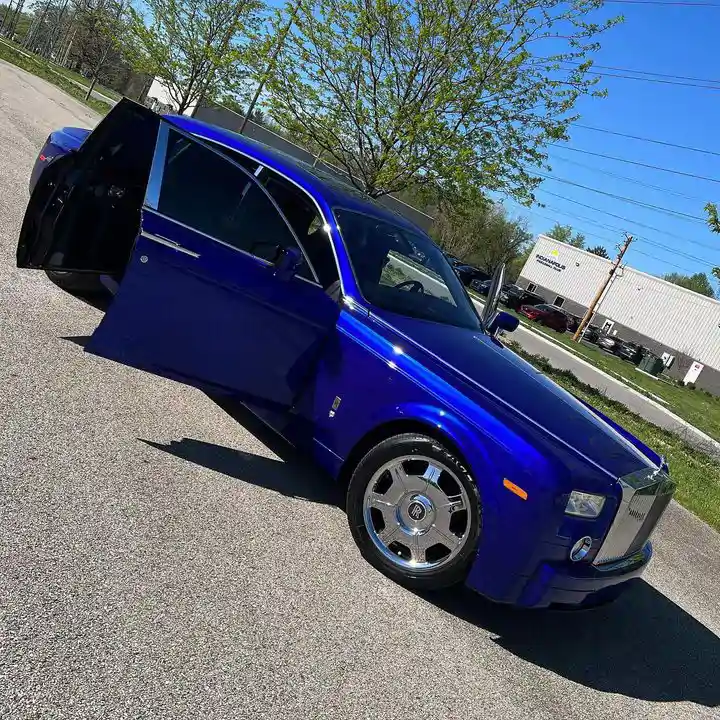 Decal Teckwrap royal blue GAL19-HD  - Ảnh 6